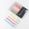 Bonbons Couleurs Flash Gel Stylo Marqueur En Plastique Étudiant Doodle Beaux-Arts Stylo DIY Compte À Main Coloré À Bille Écriture Papeterie BH6570 TYJ