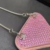핸드백 디자이너 가방 어깨 가방 토트 대각선 가방 여성 최고 품질의 패션 럭셔리 미니 삼각형 다이아몬드 체인 새로운 2022