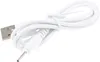 2Pack DC 2,0 mm kabel Jack Charger Port 100cm USB -laddning Byte av strömkabel Kompatibel med Beats Solo HD505 Hörlurar