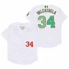 Heren Fernando Valenzuela Jersey 1981 Retro LA Blauw Grijs Crème WS Hall of Fame Patch Mexico Wit Zwart Hennepgrijs Ed Jerseys Maat S-3XL