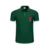 Marchio di moda di alta qualità Uomo Cotone risvolto Polo Estate manica corta amore T-shirt a forma di cuore da donna Top business Casual 2022