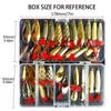 Brilliant Metal Jig Spoon Fishing Lure Set 10202535pcs Wobblers Kit Pike Spoon Bait Fishing Tackle Pesca Isca Artificial 2205237648708