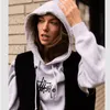 Men's Hoodies Men's & Sweatshirts Stylish Skateboard INS Simple Lettering Embroidered HOODIE PLUS FLEECE