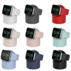 Portable Round Silicon Smart Watch Dispositivo indossabile Supporto per supporto Supporto ambientale Dock per Apple Watch Series 7 6 5