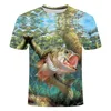 Men039s TShirts Lustige Geburtstagsgeschenke Geschenk für Vater Fishinger TShirt 3D MEER Thunfisch Bedrucktes T-Shirt Männer Fischer Witz 3020522