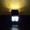 Lampes de travail LED pour voiture, 4 pouces, 18W 30W 48W 51W 60W, projecteur modifié pour véhicule tout-terrain, trois yeux pour pièces de camion SUV