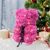 Decorative Flowers & Wreaths Inch Rose Bear Teddy Gift For Valentines Day Anniversary Birthdays & Bridal Showers Fully AssembledDecorati