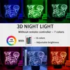 Night Lights 3D Light Anime Lamp Jjujutsu Kaisen Figure For Kids Bedroom Decor Nightlight Manga Cool Gift Child Table