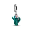 925 zilveren fit pandora originele charmes diy hanger vrouwelijke armbanden kralen kleur cactus hangers olifant neuspot charmes