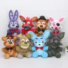 25 CM FNAF Peluş Oyuncak Altın Fazbear Mangle Bonnie Foxy Doldurulmuş Bebek Oyuncakları Kardeş Konum 220418