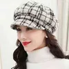 Berets vrouwen elegante trendy retro harajuku Britse stijl ademende allmatch eenvoudige vintage zoete dame vrouwelijk nieuw ontwerp casual j220722