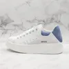 Designer kvinna sko läder snörning upp män modeplattform överdimensionerade sneakers vita svarta män kvinnor lyx sammet mocka casual skor med låda nr11