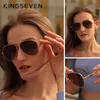 Kingseven Trend Kalite Alaşım Erkekler Güneş Gözlüğü Polarize Güneş Gözlükleri Kadın Pilot Ayna Gözlükleri S SOL 220511