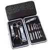 Nail Manicure Set Wholesale- Practical 12 In 1 Clippers Cleaner Kit Case Household Convenient Tool Home Essential High Quality