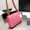 أكياس الكتف CC الكلاسيكية رفرف سلسلة سلسلة حقيبة Matelasse مبطن الأزياء الفاخرة أعلى جودة Crossbody كتف مصممي التجميل القابض محفظة النساء كلاسيكي هان