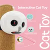 Смешная кошачья лазерная игрушка красная точка Автоматический интерактивный указатель светодиод