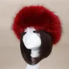 Berretto/Teschio Berretto Comodo Cappello da Donna Tinta Unita Fascia Berretto in Pelliccia Sintetica Copricapo Senza Tesa Parte Superiore Vuota Addensato Peloso per Lo SciBeanie/Teschio Elob2