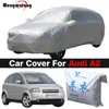 Pokrywa samochodu dla Audi A2 Outdoor Anti-UV Sun Shade Rain Snow Odporna na Snow Cover Dustoodporny W220322