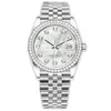 2023 Woman Diamonds Watch 41/36 mm Automatyczne zegarki kwarcowe 31 mm/28 mm z wodoodpornym pudełkiem szafirowe