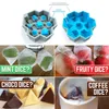 7 Форма DIY DICE Silicone Ice Tray Game Game Mini Cube Cools с крышками виски многоразовые ремесла 220509