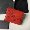 Top quality Genuine Leather Holder Wallets Designers Fashion handbag Men Women's COIN CARD Holders Black Lambskin Mini Key Purse Pocket Interior Slot holder