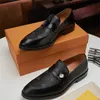 الماركات الفاخرة أعلى الجلود أزياء رجال الأعمال مصمم اللباس المتسكعون مدبب أحذية سوداء أكسفورد تنفس رسمي حذاء الزفاف حجم 6.5-11