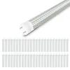 Jesled T8 LED -glödlampor 4 fot 72W 6000K Cool White Tube Lights 4ft fluorescerande glödlampa ersättningsballast bypass dubbel slutad kraft