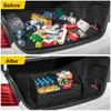 2PC Car Trunk Organizer Storage Box Waterproof Large Capacity Storage Bag Stowing Tidying Leather Folding Car Accessories Y2204146921393