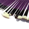 Set di pennelli per trucco professionali di fascia alta da 24 pezzi Kit di strumenti portatili facili per capelli sintetici W220420