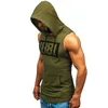 Sporttank Tops Men Fitness Spierafdruk Mouwloze bodybuilding Pocket Pocket Trapporige Tops Zomershirt voor mannen Kleding 220617