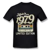 Buatan 1979 Edisi Terbatas 42ème Kaset Ulang Tahun Kaus Pria Kaus Wanita Harajuku Streetwear 220610