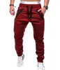 Herrbyxor Fashion Cargo Casual Solid Colors Multi Pocket Trousers Plus Size Joggers Sweatpants Flera stilar kan väljas 220827