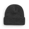 Vinterhattar för kvinnor män varma mössor mode stickad hatt höst flickor avslappnad täcke huvud fasta färg ull dam caps hcs187