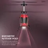 JX01 2.4GHz 3.5ch Gyro Remote Control Alloy Copter RC Helikopter Drone med attityd Håll LED-lampa en nyckel av / land RTF 220321