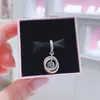 La famille de la fête des mères en argent sterling 925 est toujours entourée d'une perle pendante pour les bracelets à breloques de style Pandora européen