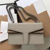 5A3A Calidad Moda Cuero Genuino Clásico Mujeres Bolso de Hombro Bolsas de Cosméticos Lady Chains Cross body Bolsos Monederos Mochila Tote monedero billetera 3 colores