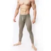 Momes de dormir para dormir de fundo de sono homens sexy calças longas de calças gays perneiras de perneiras transparentes veja através de malha de renda de pijama aspersmen's