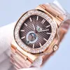 Elmaslı Klasik Mens Saat Kılıfı Mekanik Otomatik Saatler Safir Su Geçirmez 40mm İş Knowlwatches Montre de Luxe