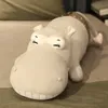 Büyük Uyku Klip Bacak Yastık Büyük Göz Hippo Yumuşak Aşağı Pamuk Peluş Oyuncak Bebek