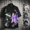 T-shirt da uomo Fashion Graffiti T-shirt a maniche corte con vernice a mano O-Collo T-shirt casual estiva Stampa divertente Hip Hop Top T-shirt M-5XL