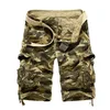 Short Cargo de Camouflage ample pour Homme, pantalon court militaire d'été, taille américaine, 220629