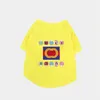 夏のユニセックス犬の服猫ベストプリントTシャツデザイナーブランドペットサプライGスモールドッグセーター用衣類sumsum G2206223z