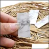 2*4Cm 100 Pcs/Lot Custom Clothing Tags Printed Marble Fashion Hangtag/Clothing Hang/Price Tag For Clothing/Bags Gift Drop Delivery 2021 Tags