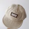 Chapeau de bébé mignon été automne casquette de Baseball en coton doux pour enfants garçon filles lettre solide chapeaux à visière en plein air