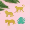 Party Decoration 100st Hawaiian Jungle Theme Färgglada papper sprider Pary Supplies för dekor födelsedag