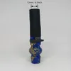 DHL résine goutte à goutte pointe pour narguilé Arba Shisha fumer Portable coloré Paillette bouche conseils filtre avec lanière