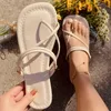 B002 tofflor kvinnor sommarskor inomhus sandaler glider mjuk icke-halkbadrumsplattform hem tofflor