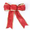 Grabados de 20 cm Bows Big Bowknot Ornaments de Navidad Decoración de regalos de Navidad
