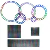 Bandes 8x8 16x16 8x32 Led Matrix Écran Flexible Panneau Numérique RVB WS2812 Pixels Ring Adressable Individuellement DC5VLED StripsLED