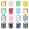 Mini haut-parleurs Bluetooth portables sans fil Macaron petit canon en acier haut-parleur stéréo pour ordinateur téléphone portable en stock277y